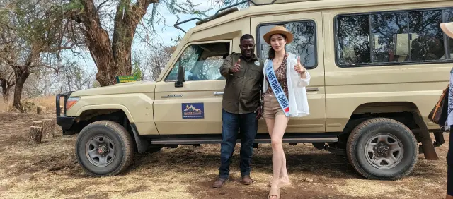 Ready to roll with our guide and Land Cruiser