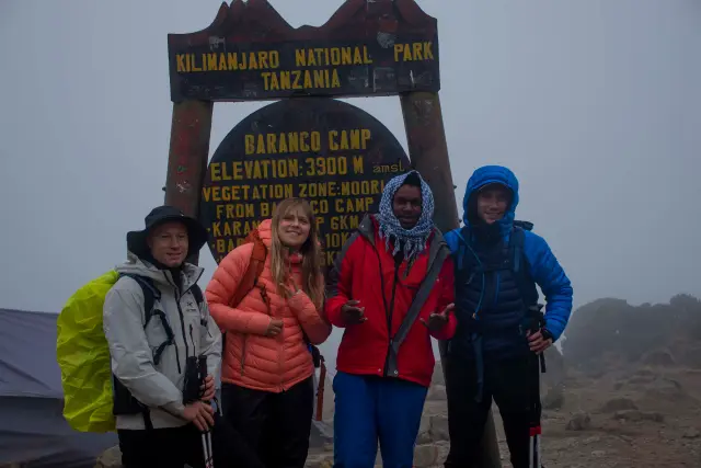 Barranco Camp, 3,900m