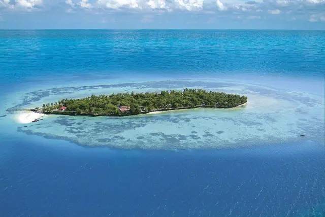 An island off the Zanzibar coast