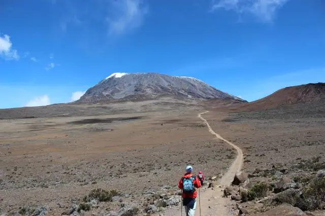 The long trail towards Kibo