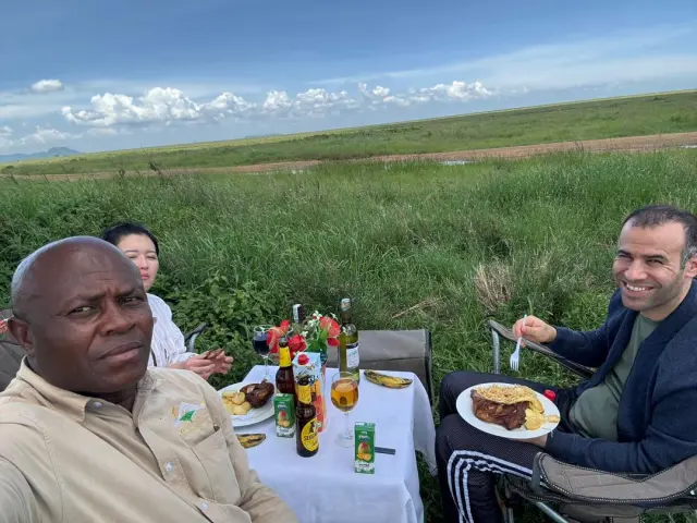 A meal with a view