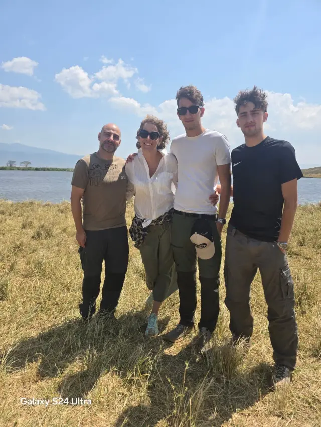 Our guests by the lake